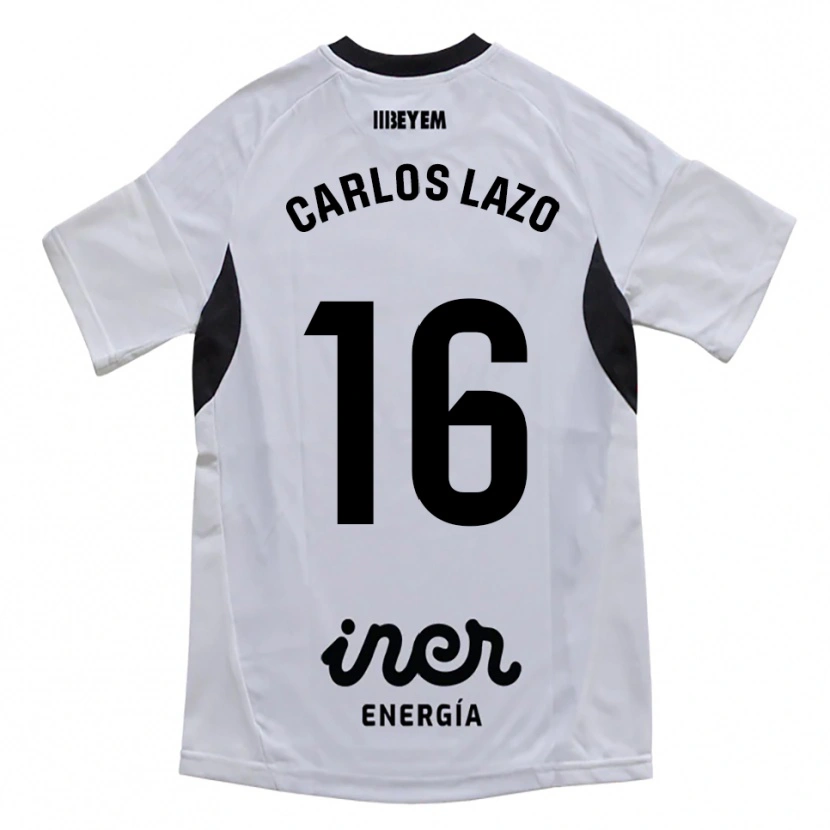 Danxen Barn José Carlos Lazo #16 Vit Lila Hemmatröja Matchtröjor 2025/26 Tröjor T-Tröja
