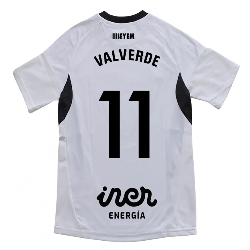 Danxen Barn Victor Valverde #11 Vit Lila Hemmatröja Matchtröjor 2025/26 Tröjor T-Tröja