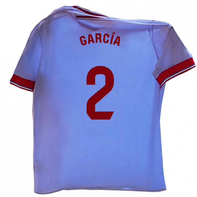 Danxen Barn Víctor García #2 Vit Röd Hemmatröja Matchtröjor 2025/26 Tröjor T-Tröja