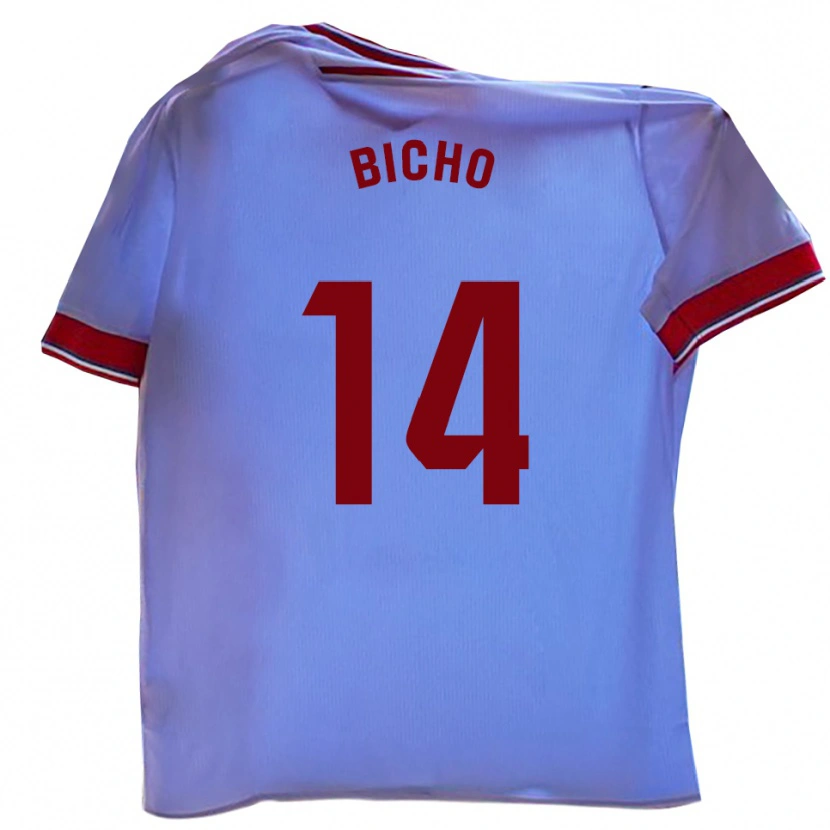 Danxen Barn Bicho #14 Vit Röd Hemmatröja Matchtröjor 2025/26 Tröjor T-Tröja