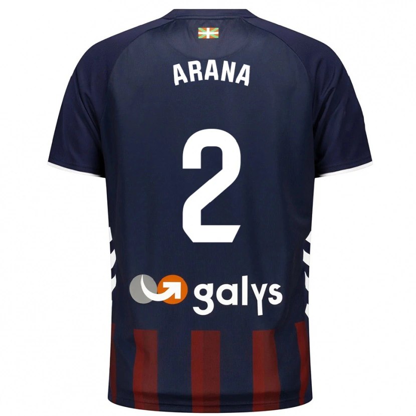 Danxen Barn Markel Arana #2 Marinblå Röd Hemmatröja Matchtröjor 2025/26 Tröjor T-Tröja