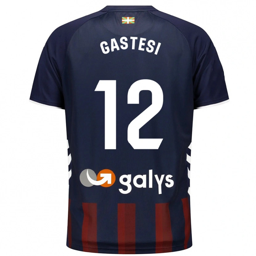 Danxen Barn Gorka Gastesi #12 Marinblå Röd Hemmatröja Matchtröjor 2025/26 Tröjor T-Tröja