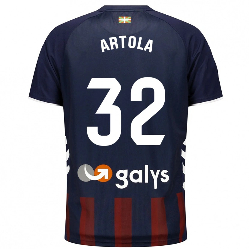 Danxen Barn Iurgi Artola #32 Marinblå Röd Hemmatröja Matchtröjor 2025/26 Tröjor T-Tröja