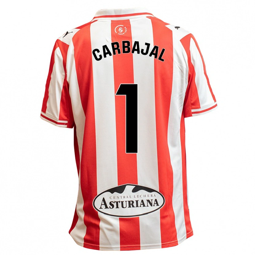 Danxen Barn Cristina Díaz Carbajal #1 Vit Röd Hemmatröja Matchtröjor 2025/26 Tröjor T-Tröja