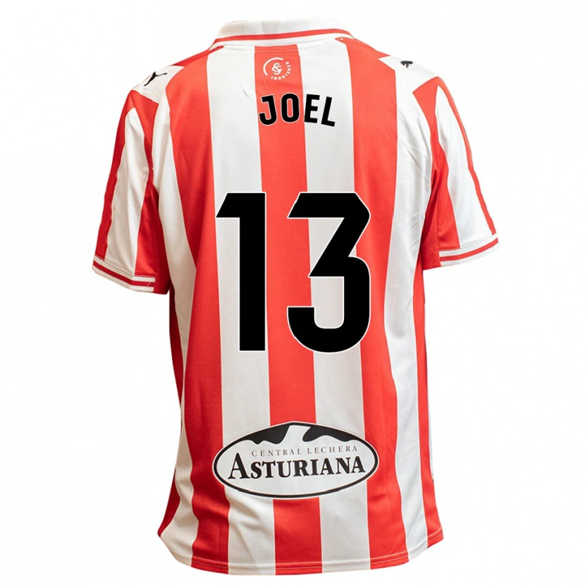 Danxen Barn Christian Joel #13 Vit Röd Hemmatröja Matchtröjor 2025/26 Tröjor T-Tröja