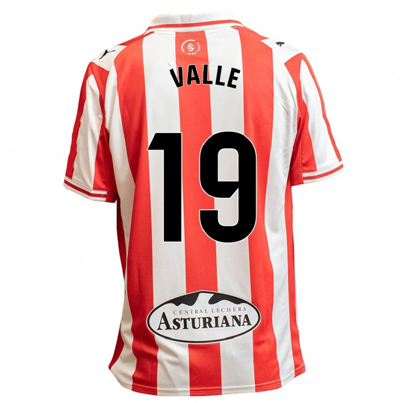 Danxen Barn Lucía Valle Blanco #19 Vit Röd Hemmatröja Matchtröjor 2025/26 Tröjor T-Tröja
