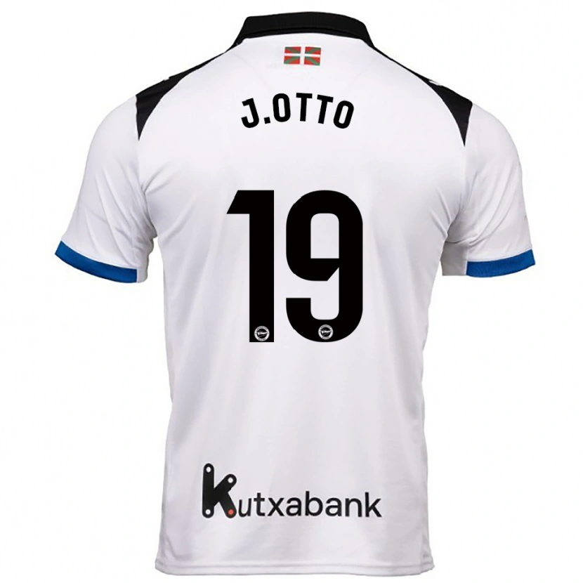 Danxen Barn Jonny Otto #19 Vit Blå Bortatröja Matchtröjor 2025/26 Tröjor T-Tröja