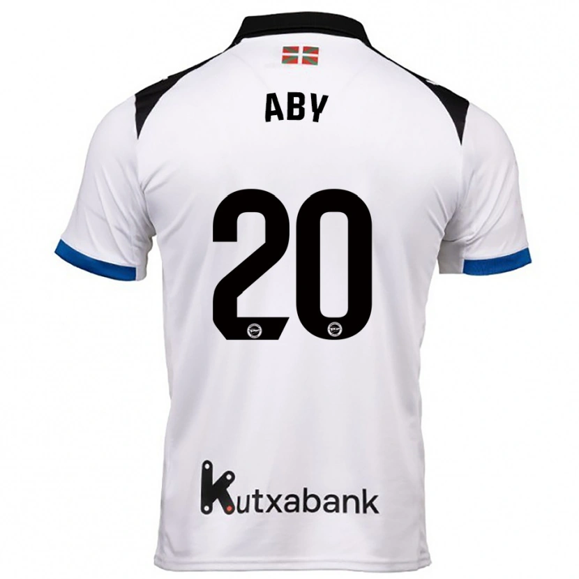 Danxen Barn Emmanuella Aby #20 Vit Blå Bortatröja Matchtröjor 2025/26 Tröjor T-Tröja