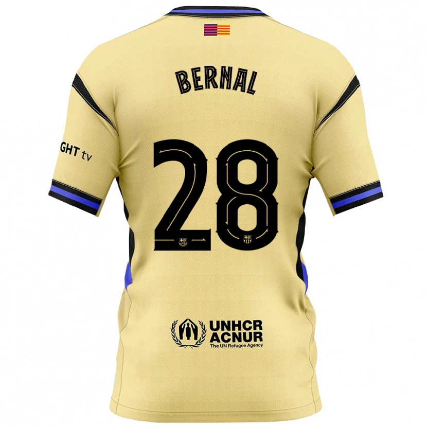 Danxen Barn Marc Bernal #28 Gul Svart Bortatröja Matchtröjor 2025/26 Tröjor T-Tröja