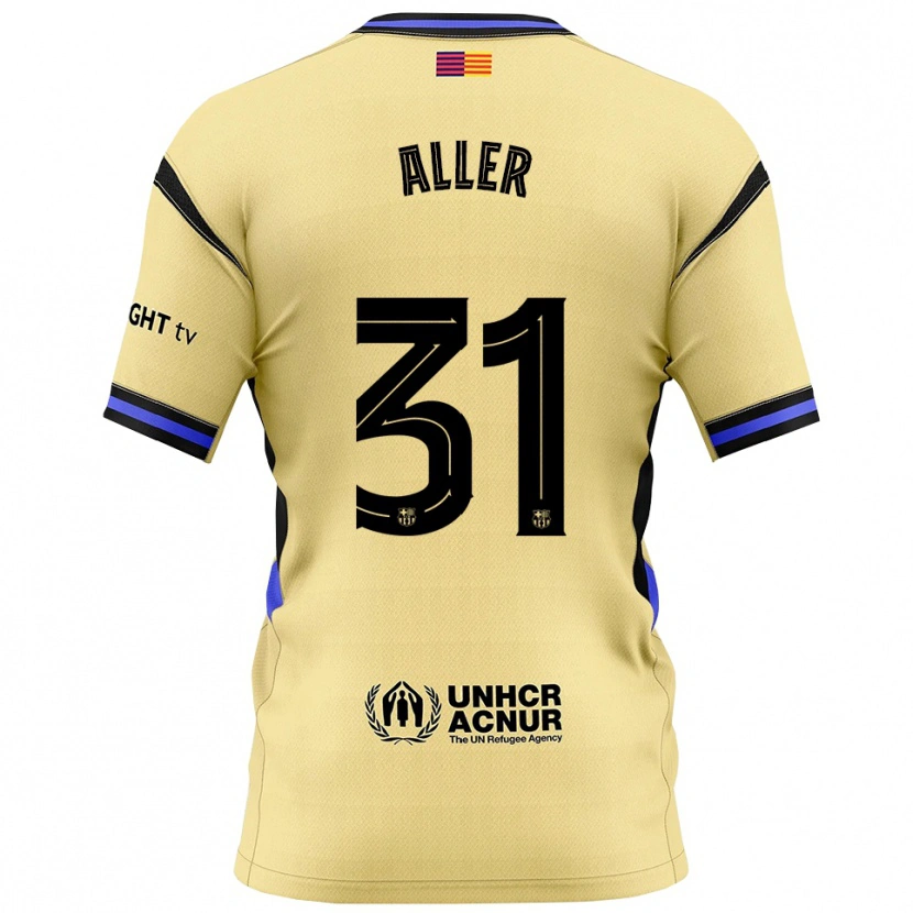 Danxen Barn Eder Aller #31 Gul Svart Bortatröja Matchtröjor 2025/26 Tröjor T-Tröja