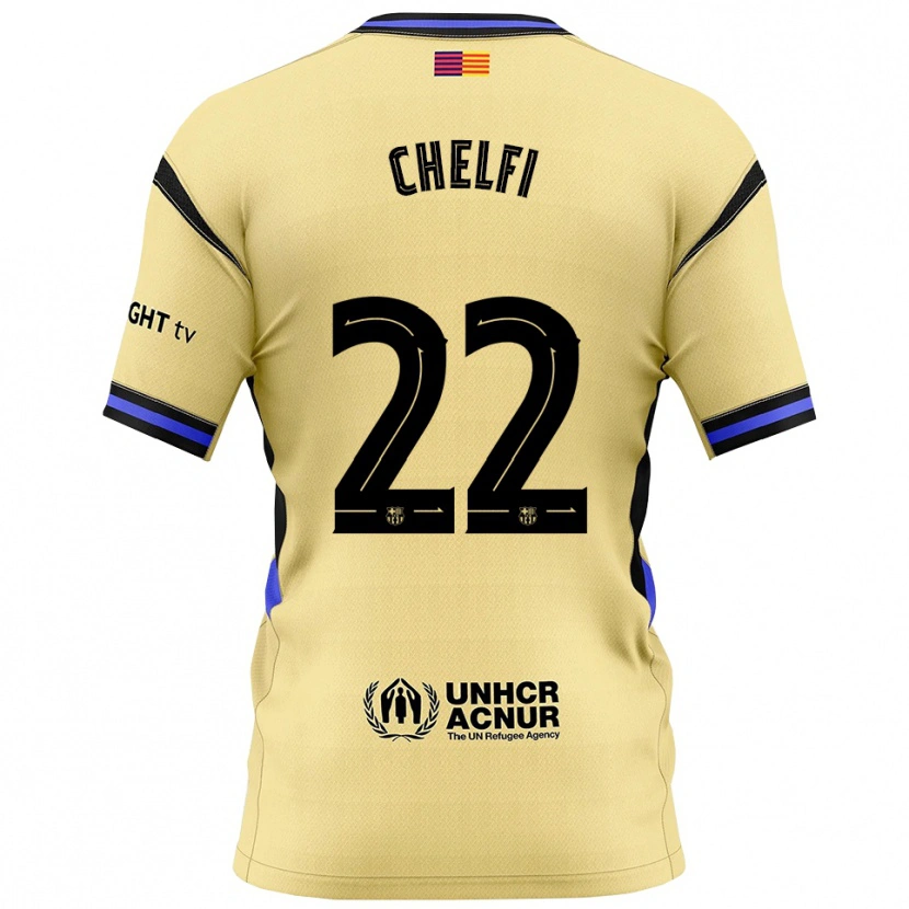 Danxen Barn Lovro Chelfi #22 Gul Svart Bortatröja Matchtröjor 2025/26 Tröjor T-Tröja