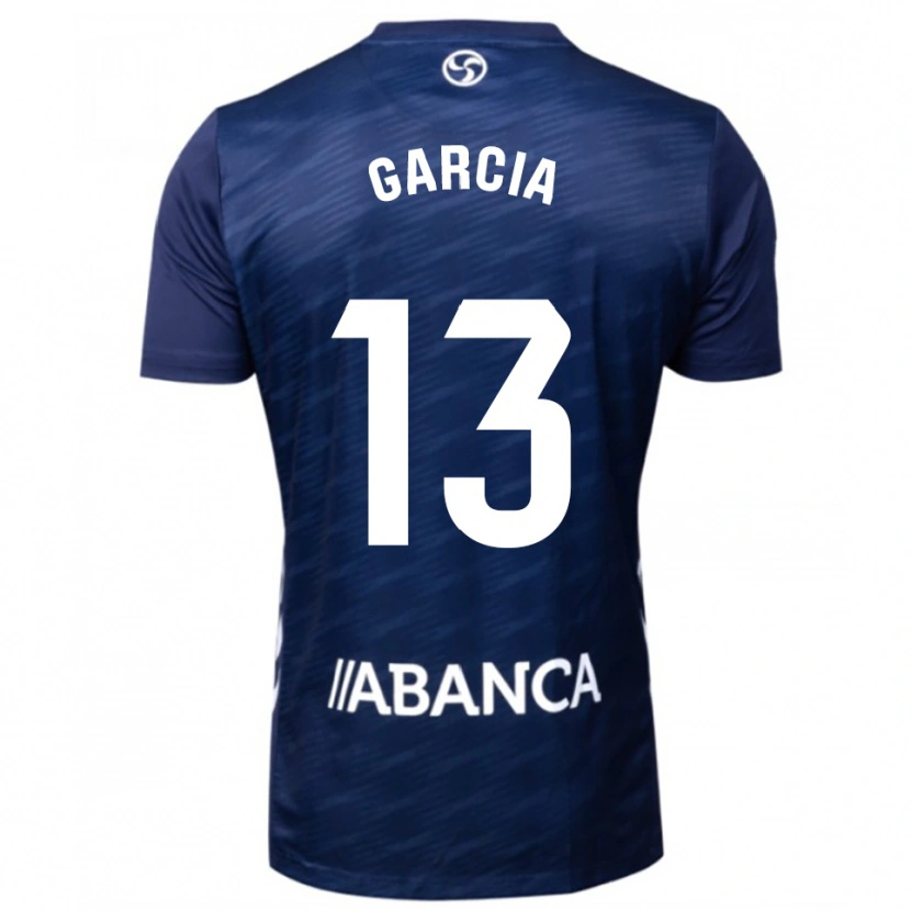 Danxen Barn Raul Garcia #13 Marinblå Vit Bortatröja Matchtröjor 2025/26 Tröjor T-Tröja