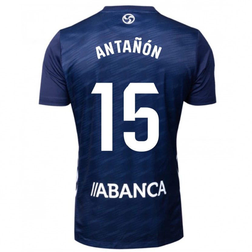 Danxen Barn Andrés Antañón #15 Marinblå Vit Bortatröja Matchtröjor 2025/26 Tröjor T-Tröja
