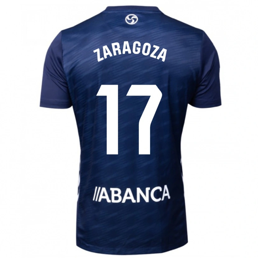 Danxen Barn Bryan Zaragoza #17 Marinblå Vit Bortatröja Matchtröjor 2025/26 Tröjor T-Tröja
