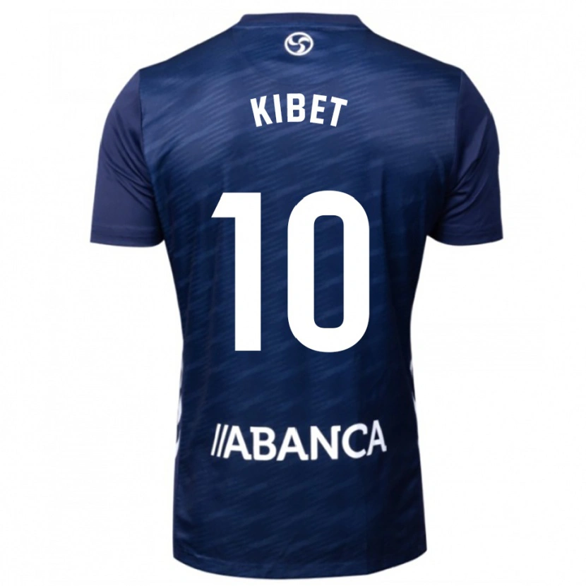 Danxen Barn Aldrine Kibet #10 Marinblå Vit Bortatröja Matchtröjor 2025/26 Tröjor T-Tröja