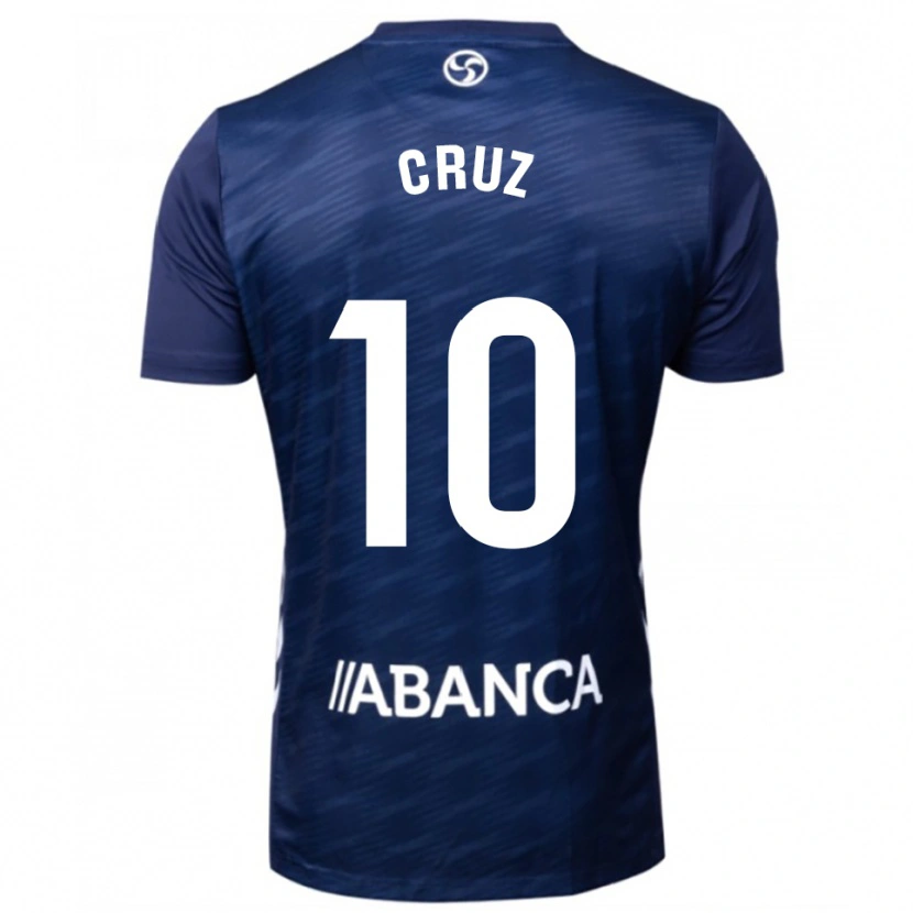 Danxen Barn Tati Cruz #10 Marinblå Vit Bortatröja Matchtröjor 2025/26 Tröjor T-Tröja