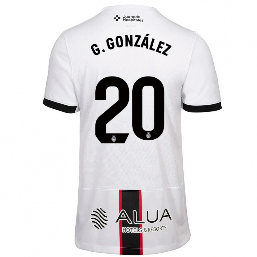 Danxen Barn Giovanni González #20 Vit Svart Bortatröja Matchtröjor 2025/26 Tröjor T-Tröja