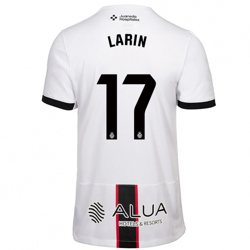 Danxen Barn Cyle Larin #17 Vit Svart Bortatröja Matchtröjor 2025/26 Tröjor T-Tröja