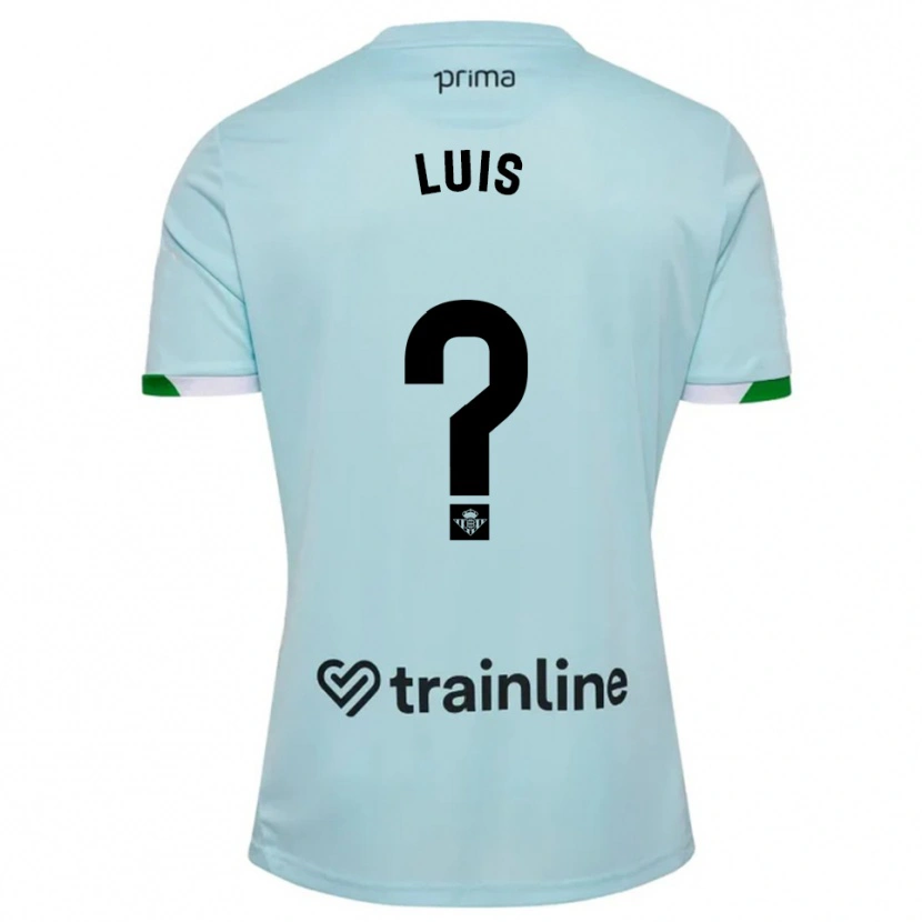 Danxen Barn Jorge Luis #0 Himmelsblå Grön Bortatröja Matchtröjor 2025/26 Tröjor T-Tröja