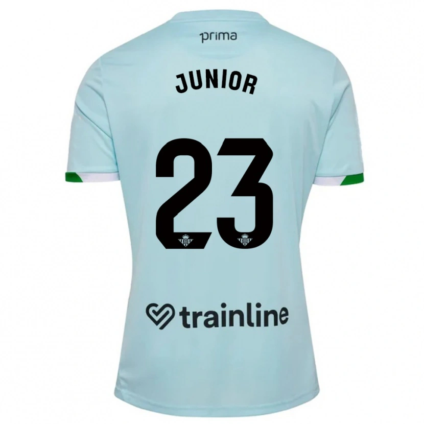 Danxen Barn Junior Firpo #23 Himmelsblå Grön Bortatröja Matchtröjor 2025/26 Tröjor T-Tröja