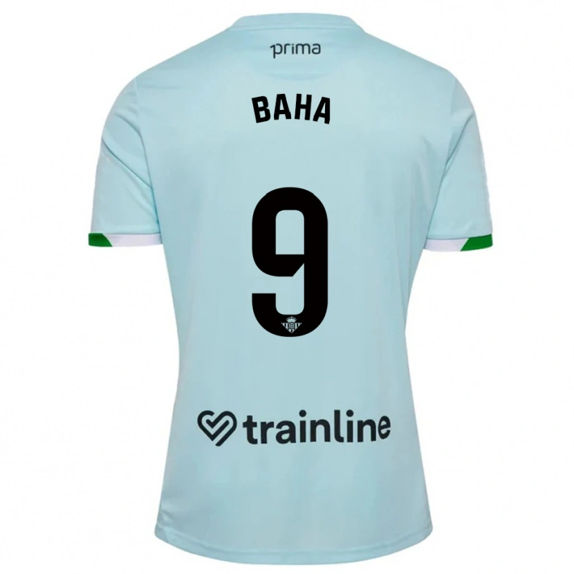 Danxen Barn Ziyad Baha #9 Himmelsblå Grön Bortatröja Matchtröjor 2025/26 Tröjor T-Tröja