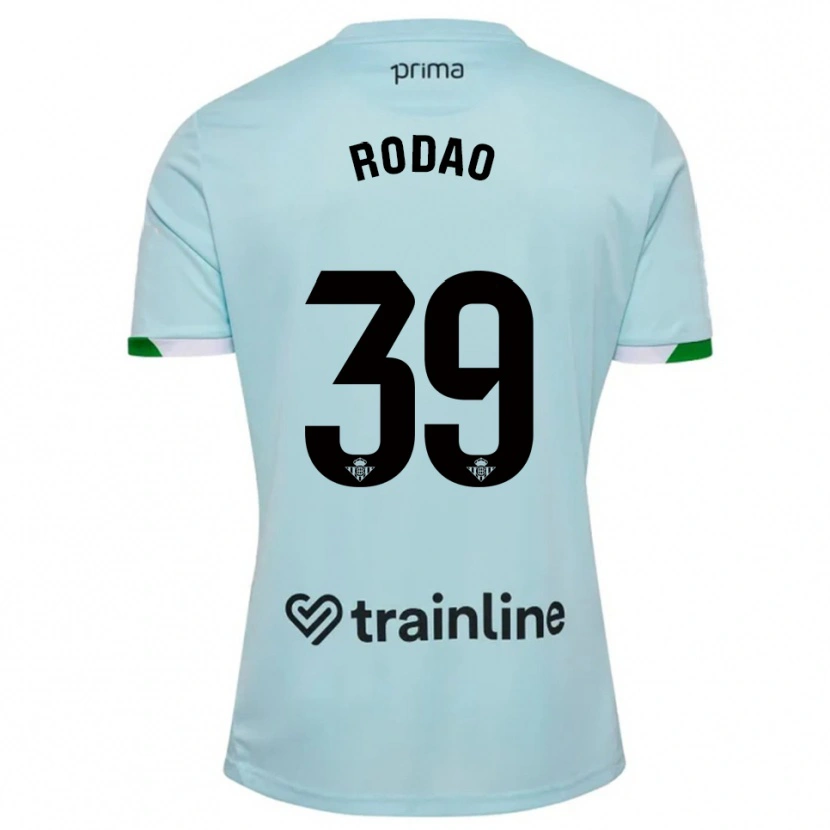 Danxen Barn Alba Rodao #39 Himmelsblå Grön Bortatröja Matchtröjor 2025/26 Tröjor T-Tröja
