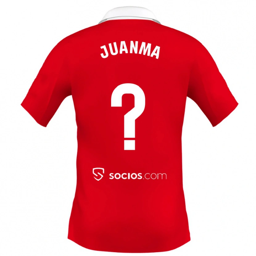Danxen Barn Juanma #0 Röd Vit Grå Bortatröja Matchtröjor 2025/26 Tröjor T-Tröja