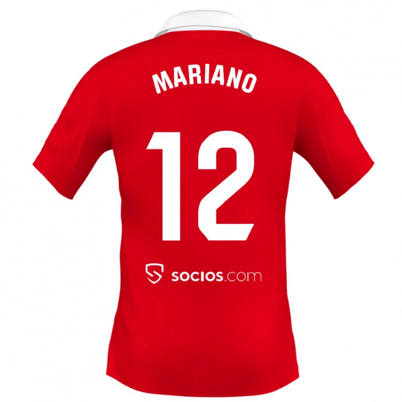 Danxen Barn Mariano Diaz #12 Röd Vit Grå Bortatröja Matchtröjor 2025/26 Tröjor T-Tröja