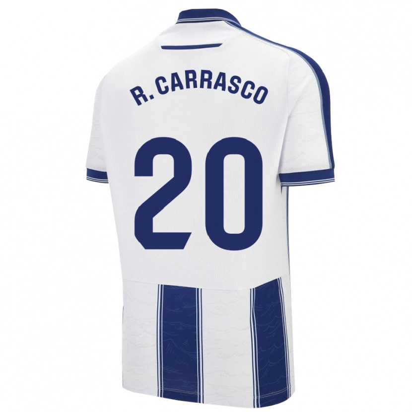 Danxen Barn Raiderlin Carrasco #20 Marinblå Vit Bortatröja Matchtröjor 2025/26 Tröjor T-Tröja