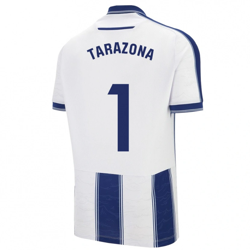 Danxen Barn Andrea Tarazona #1 Marinblå Vit Bortatröja Matchtröjor 2025/26 Tröjor T-Tröja