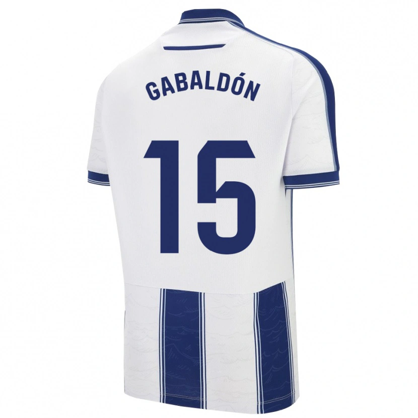 Danxen Barn María Gabaldón #15 Marinblå Vit Bortatröja Matchtröjor 2025/26 Tröjor T-Tröja