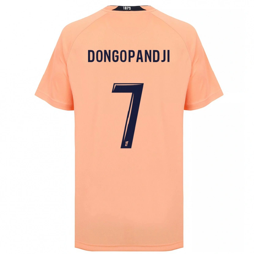 Danxen Barn Hakim Dongopandji #7 Orange Marinblått Bortatröja Matchtröjor 2025/26 Tröjor T-Tröja
