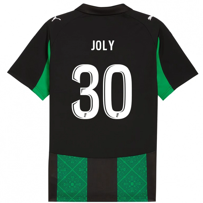 Danxen Barn Blandine Joly #30 Svart Grön Bortatröja Matchtröjor 2025/26 Tröjor T-Tröja