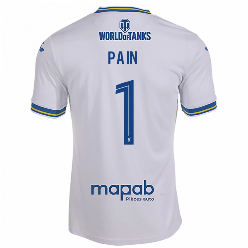 Danxen Barn Ilan Pain #1 Vit Himmelsblå Bortatröja Matchtröjor 2025/26 Tröjor T-Tröja