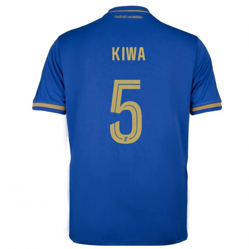 Danxen Barn Bradel Kiwa #5 Blå Guld Bortatröja Matchtröjor 2025/26 Tröjor T-Tröja