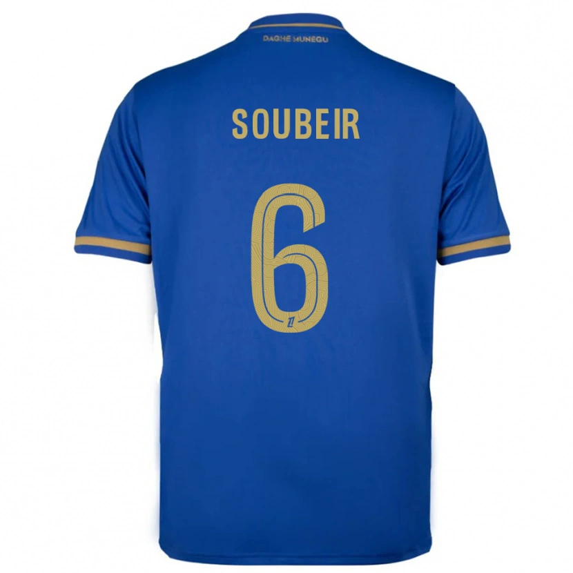 Danxen Barn Anis Soubeir #6 Blå Guld Bortatröja Matchtröjor 2025/26 Tröjor T-Tröja