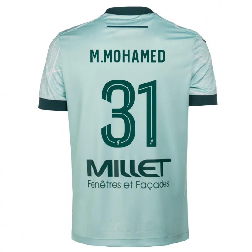 Danxen Barn Mostafa Mohamed #31 Grön Vit Bortatröja Matchtröjor 2025/26 Tröjor T-Tröja
