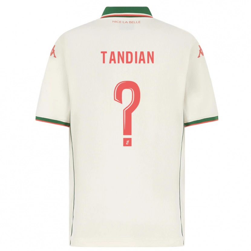 Danxen Barn Elage Tandian #0 Vit Grön Bortatröja Matchtröjor 2025/26 Tröjor T-Tröja