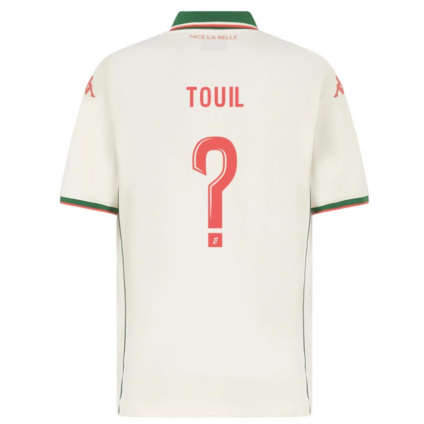 Danxen Barn Yanis Touil #0 Vit Grön Bortatröja Matchtröjor 2025/26 Tröjor T-Tröja