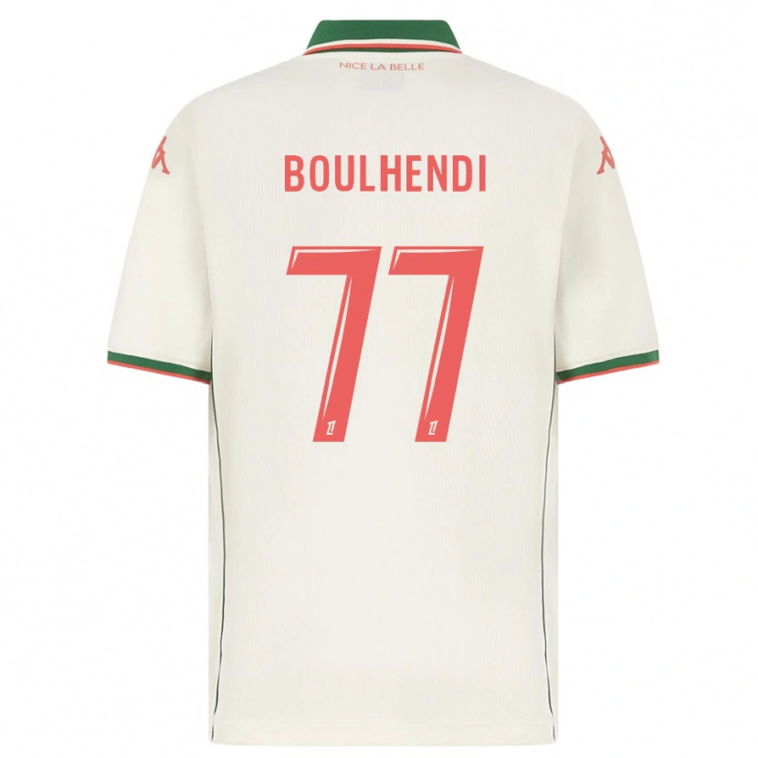 Danxen Barn Teddy Boulhendi #77 Vit Grön Bortatröja Matchtröjor 2025/26 Tröjor T-Tröja