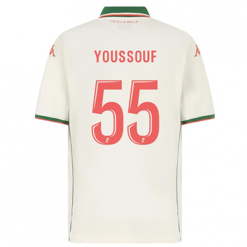 Danxen Barn Youssouf Ndayishimiye #55 Vit Grön Bortatröja Matchtröjor 2025/26 Tröjor T-Tröja