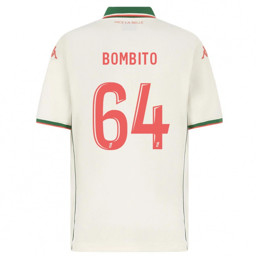 Danxen Barn Moïse Bombito #64 Vit Grön Bortatröja Matchtröjor 2025/26 Tröjor T-Tröja