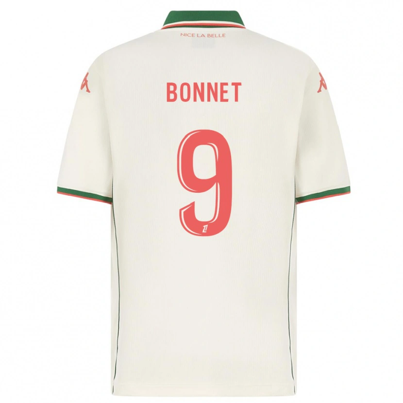 Danxen Barn Thomas Bonnet #9 Vit Grön Bortatröja Matchtröjor 2025/26 Tröjor T-Tröja