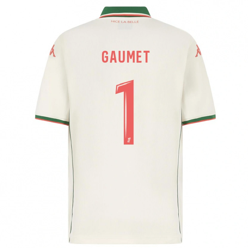 Danxen Barn Noa Gaumet #1 Vit Grön Bortatröja Matchtröjor 2025/26 Tröjor T-Tröja