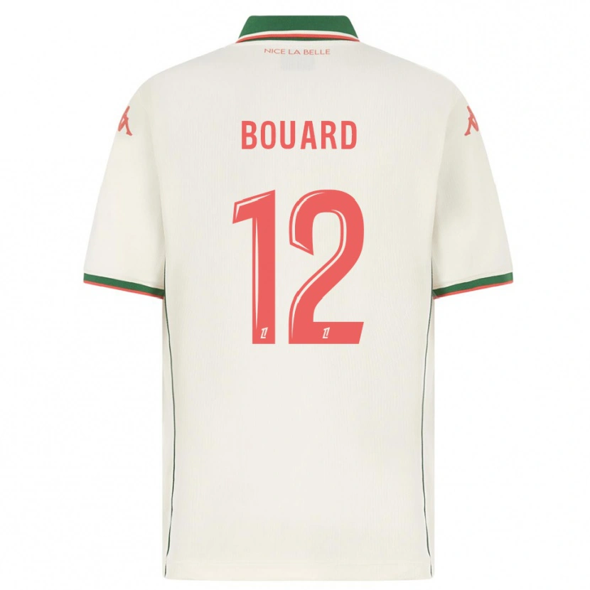 Danxen Barn Enguerrand Bouard #12 Vit Grön Bortatröja Matchtröjor 2025/26 Tröjor T-Tröja