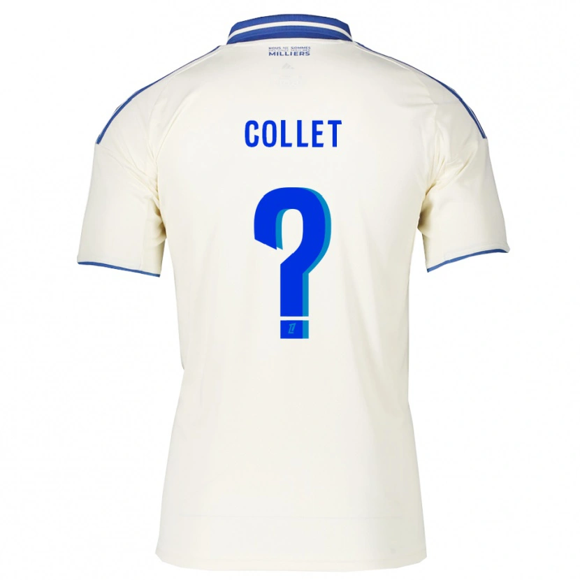 Danxen Barn Arthur Tirard Collet #0 Champagne Blå Bortatröja Matchtröjor 2025/26 Tröjor T-Tröja