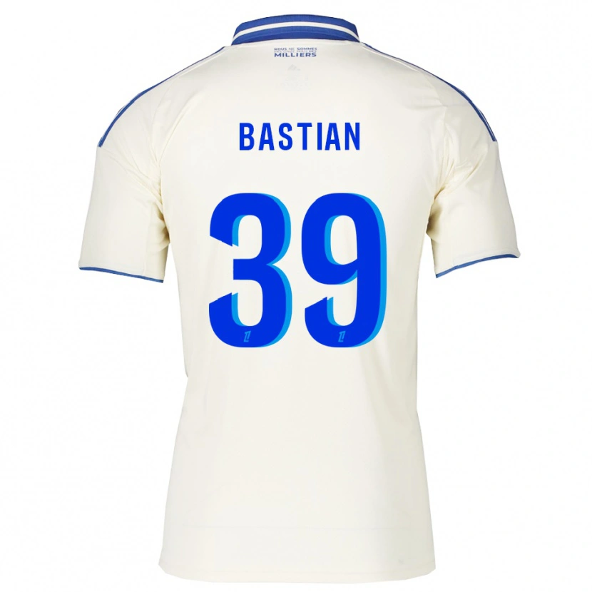 Danxen Barn Maxime Bastian #39 Champagne Blå Bortatröja Matchtröjor 2025/26 Tröjor T-Tröja