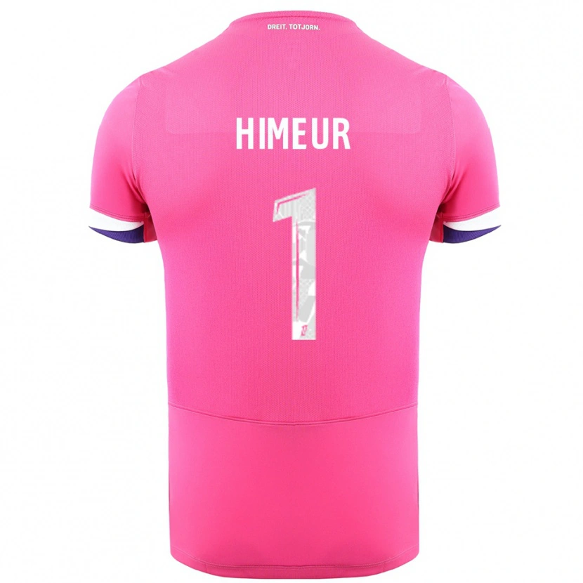 Danxen Barn Thomas Himeur #1 Rosa Vit Bortatröja Matchtröjor 2025/26 Tröjor T-Tröja