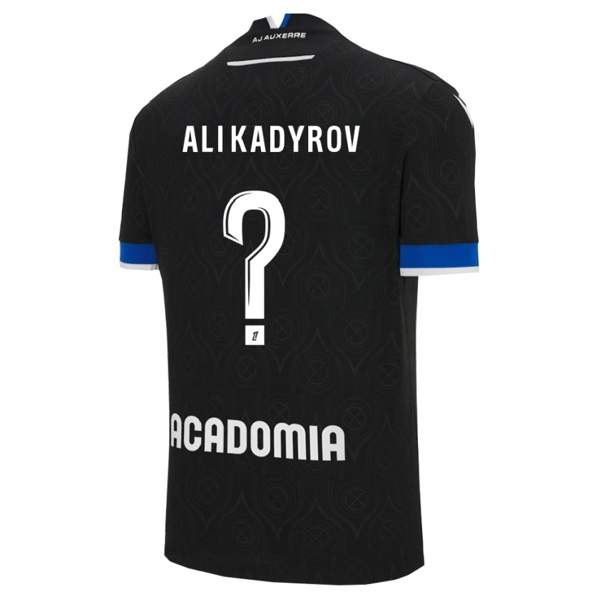 Danxen Barn Tourpal Ali Kadyrov #0 Svart Vit Bortatröja Matchtröjor 2025/26 Tröjor T-Tröja