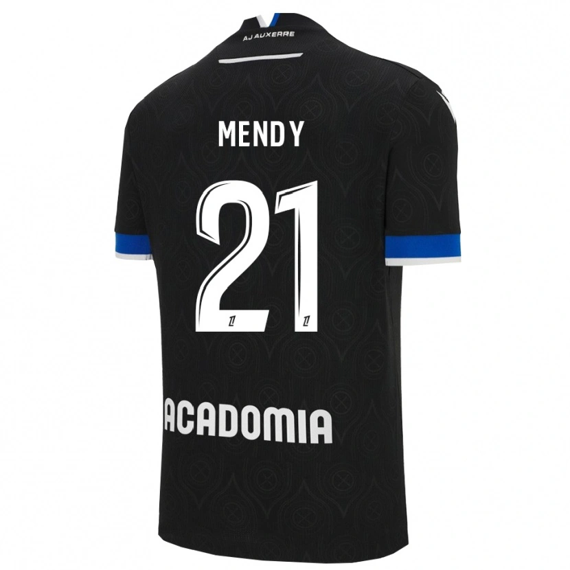 Danxen Barn Tony Mendy #21 Svart Vit Bortatröja Matchtröjor 2025/26 Tröjor T-Tröja